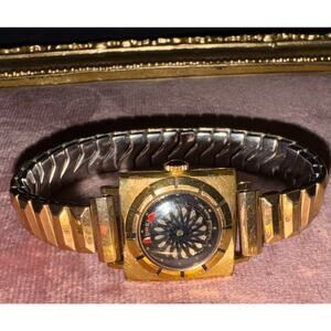 Vintage Ernest Borel Kaleidoscope Swiss Gold Filled Wristwatch Ladies Watch Runs